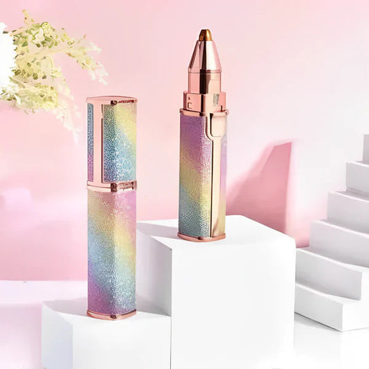 2 in 1 Rechargeable Facial Hair Remover And Eyebrow Trimmer